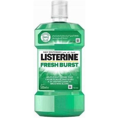 Listerine, Mundspülung, Mundspülung Freshburst 500ml (500 ml, Mundspülung) Listerine, Mundspülung, Mundspülung Freshburst 500ml (500 ml, Mundspülung)