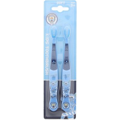 Clean, Handzahnbürste, Oclean Set Duo, Epl, Manchester City, Toothbrush, Blue, 2 pcs For Children (2x) Clean, Handzahnbürste, Oclean Set Duo, Epl, Manchester City, Toothbrush, Blue, 2 pcs For Children (2x)