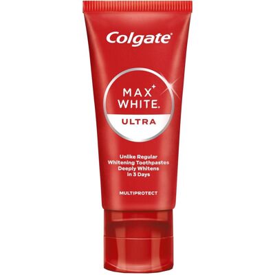 Colgate Max White Ultra Multi Protect - Weißmacher Zahnpasta 50ml Colgate Max White Ultra Multi Protect - Weißmacher Zahnpasta 50ml