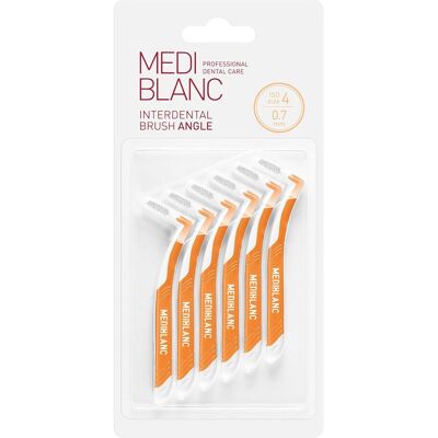Mediblanc, Interdentalbürste, - Interdental brush 0.7 mm yellow 6 pcs (6x, 0.70 mm) Mediblanc, Interdentalbürste, - Interdental brush 0.7 mm yellow 6 pcs (6x, 0.70 mm)
