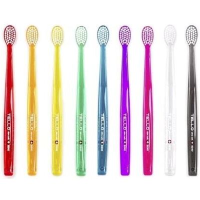 Tello, Handzahnbürste, Ultrasoft 6240 Extra Soft Toothbrush for Adults with Sensitive Gums (Extra weich, 1x) Tello, Handzahnbürste, Ultrasoft 6240 Extra Soft Toothbrush for Adults with Sensitive Gums (Extra weich, 1x)