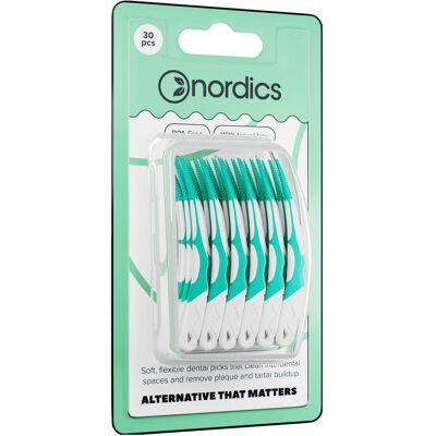 Nordics, Interdentalbürste, Öko Interdental-Zahnstocher Soft 0,4mm (30x, 0.40 mm) Nordics, Interdentalbürste, Öko Interdental-Zahnstocher Soft 0,4mm (30x, 0.40 mm)