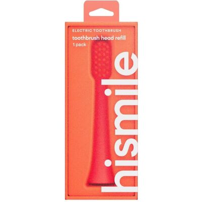 Hismile, Zahnbürstenkopf, Ersatzbürstenkopf, Rot Hismile, Zahnbürstenkopf, Ersatzbürstenkopf, Rot