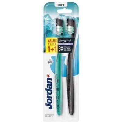 Handzahnbürste, Jordan 2pcs Ultralite Whitening Zahnbürste Soft (Weich, 2x) Handzahnbürste, Jordan 2pcs Ultralite Whitening Zahnbürste Soft (Weich, 2x)