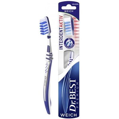 Dr.Best, Handzahnbürste, Interdent Aktiv Weich Zahnb. (Weich, 1x) Dr.Best, Handzahnbürste, Interdent Aktiv Weich Zahnb. (Weich, 1x)