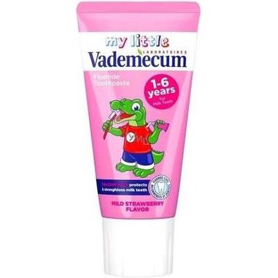 Henkel, Zahnpasta, Vademecum - Junior Fluoride Toothpaste Paste For Children Strawberry 50Ml (50 ml) Henkel, Zahnpasta, Vademecum - Junior Fluoride Toothpaste Paste For Children Strawberry 50Ml (50 ml)