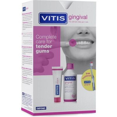 Vitis - Gingival - Minzgeschmack - Zahnpasta 100ml - Dentalpflegeset Vitis - Gingival - Minzgeschmack - Zahnpasta 100ml - Dentalpflegeset