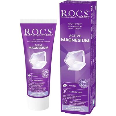 R.o.c.s., Zahnpasta, Rocs Pasta Do Zębów Active Magnesium R.o.c.s., Zahnpasta, Rocs Pasta Do Zębów Active Magnesium
