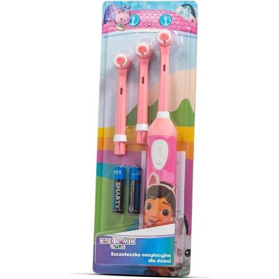 Huslog, Handzahnbürste, Gabby's Dollhouse oscillating children's toothbrush pink (Weich) Huslog, Handzahnbürste, Gabby's Dollhouse oscillating children's toothbrush pink (Weich)