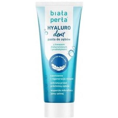 Biała Perła, Zahnpasta, Biaa Pera Hyaluro Dent Toothpaste With Hyaluronic Acid And Probiotics 75ml (75 ml) Biała Perła, Zahnpasta, Biaa Pera Hyaluro Dent Toothpaste With Hyaluronic Acid And Probiotics 75ml (75 ml)