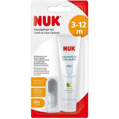 NUK, Zahnpasta, Baby-Zahnpasta Set (40 ml) NUK, Zahnpasta, Baby-Zahnpasta Set (40 ml)