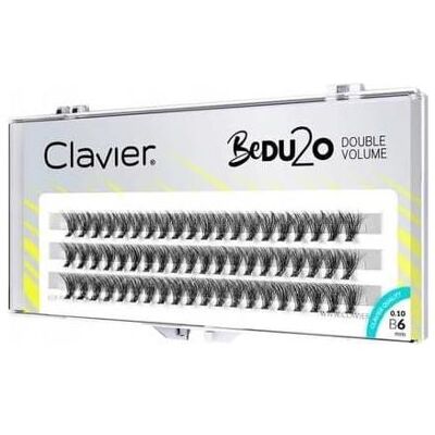 Clavier, Künstliche Wimpern, BeDU2O Double Volume kępki rzęs 6mm (Künstliche Wimpern) Clavier, Künstliche Wimpern, BeDU2O Double Volume kępki rzęs 6mm (Künstliche Wimpern)
