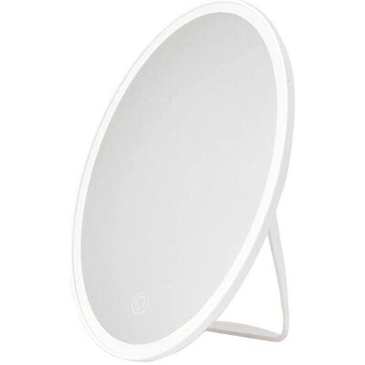 Avide, Kosmetikspiegel, LED beleuchteter Schminkspiegel mit Akku Rund Avide, Kosmetikspiegel, LED beleuchteter Schminkspiegel mit Akku Rund