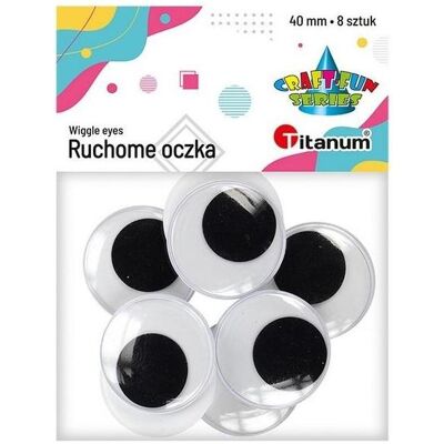 Titanum, Künstliche Wimpern, Augen ohne Kleber und Wimpern 40mm 8 Stk Titanum, Künstliche Wimpern, Augen ohne Kleber und Wimpern 40mm 8 Stk