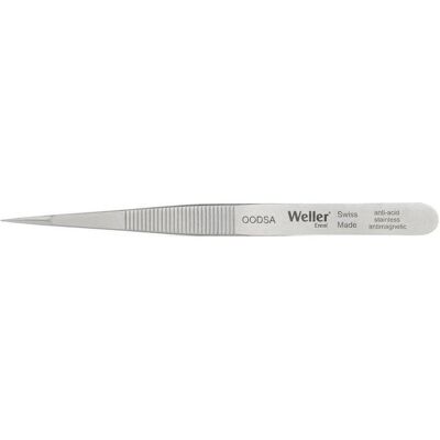 Weller Erem, Pinzette, Pinzette mit spitz zulaufenden Spitzen, Präzisionspinzette, Edelstahl, 120mm Weller Erem, Pinzette, Pinzette mit spitz zulaufenden Spitzen, Präzisionspinzette, Edelstahl, 120mm