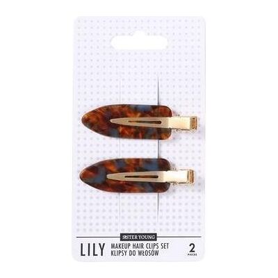 Galeria Hobby, Haarklammer + Haarclips, Lily Hair Clips For Makeup Blue Coffee 2 Pieces (2 Stk.) Galeria Hobby, Haarklammer + Haarclips, Lily Hair Clips For Makeup Blue Coffee 2 Pieces (2 Stk.)