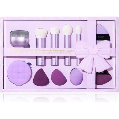 Jessup, Schminkpinsel, Makeup Brush Set with Face Brushes and Makeup Sponge (Set) Jessup, Schminkpinsel, Makeup Brush Set with Face Brushes and Makeup Sponge (Set)