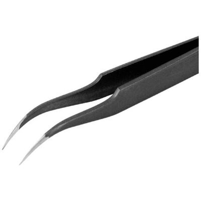Piergiacomi, Pinzette, ESD Pinzette, mit feinen und gebogenen Spitzen, 120 mm Piergiacomi, Pinzette, ESD Pinzette, mit feinen und gebogenen Spitzen, 120 mm