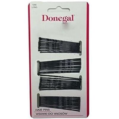 Donegal, Haarklammer + Haarclips, Wsuwki do włosów 7cm 1086 40 szt. (40 Stk.) Donegal, Haarklammer + Haarclips, Wsuwki do włosów 7cm 1086 40 szt. (40 Stk.)