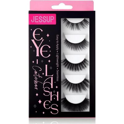 Jessup, Künstliche Wimpern, Falsche Wimpern Strip Lashes Fe501 - 5 Paare (Künstliche Wimpern) Jessup, Künstliche Wimpern, Falsche Wimpern Strip Lashes Fe501 - 5 Paare (Künstliche Wimpern)