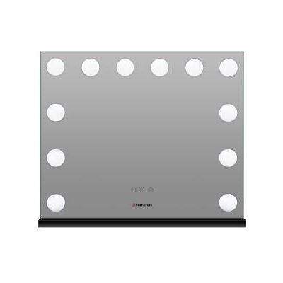 Humanas, Kosmetikspiegel, Kosmetikspiegel HS-HM02 Schminkspiegel mit LED-Beleuchtung – Schwarz Humanas, Kosmetikspiegel, Kosmetikspiegel HS-HM02 Schminkspiegel mit LED-Beleuchtung – Schwarz