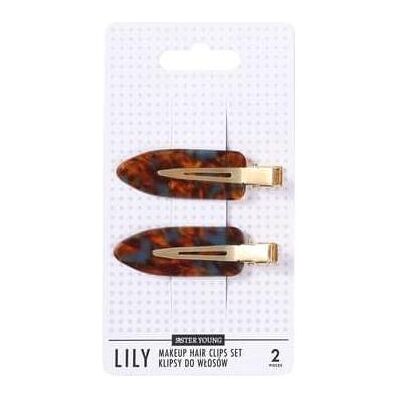 Galeria Hobby, Haarklammer + Haarclips, Lily Hair Clips For Makeup Blue Coffee 2 Pieces (2 Stk.) Galeria Hobby, Haarklammer + Haarclips, Lily Hair Clips For Makeup Blue Coffee 2 Pieces (2 Stk.)