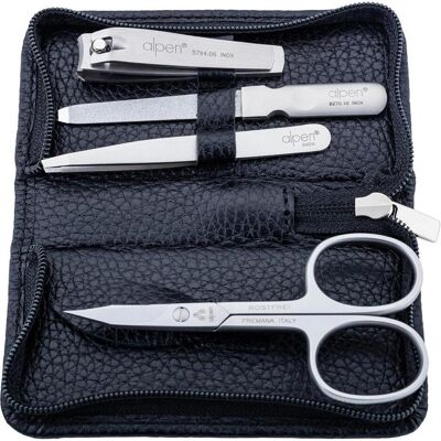 Alpen, Nagelpflegegerät, Maniküre-Set 4-teilig mit Etui Alpen, Nagelpflegegerät, Maniküre-Set 4-teilig mit Etui