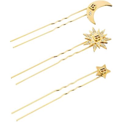 Balmain, Hair Extensions, Set Trio,, Limited Edition, Hair Pin, 3 pcs For Women Balmain, Hair Extensions, Set Trio,, Limited Edition, Hair Pin, 3 pcs For Women