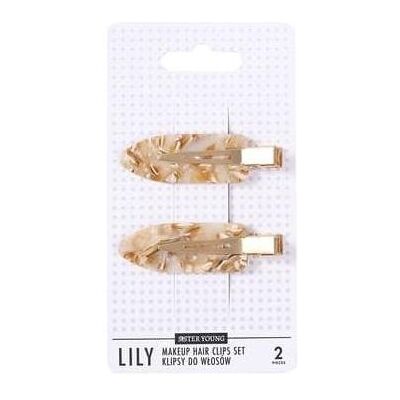 Galeria Hobby, Haarklammer + Haarclips, Sister Young Lily Makeup Hair Clips Set Milk Apricot 2 Pieces (2 Stk.) Galeria Hobby, Haarklammer + Haarclips, Sister Young Lily Makeup Hair Clips Set Milk Apricot 2 Pieces (2 Stk.)