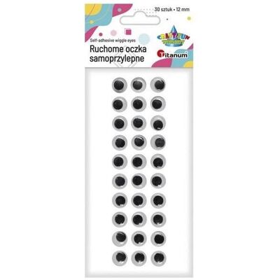 Titanum, Künstliche Wimpern, Selbstklebende Augen ohne Wimpern 12mm rund 30Stk (Künstliche Wimpern) Titanum, Künstliche Wimpern, Selbstklebende Augen ohne Wimpern 12mm rund 30Stk (Künstliche Wimpern)