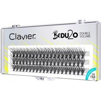 Clavier, Künstliche Wimpern, BeDU2O Double Volume kępki rzęs 13mm (Künstliche Wimpern) Clavier, Künstliche Wimpern, BeDU2O Double Volume kępki rzęs 13mm (Künstliche Wimpern)