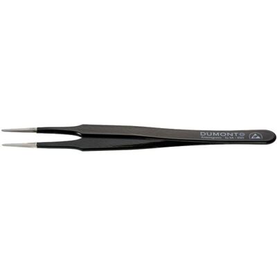 DuMont, Pinzette, ESD-Pinzette Typ 2A, flache runde Spitzen, amagnetischer Stahl DuMont, Pinzette, ESD-Pinzette Typ 2A, flache runde Spitzen, amagnetischer Stahl
