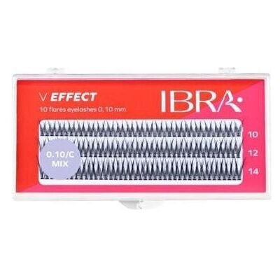 Ibra, Künstliche Wimpern, V Effect Eyelash Tufts Mix 120Pcs. (Künstliche Wimpern) Ibra, Künstliche Wimpern, V Effect Eyelash Tufts Mix 120Pcs. (Künstliche Wimpern)