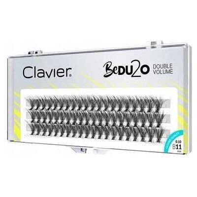 Clavier, Künstliche Wimpern, BeDU2O Double Volume kępki rzęs 11mm (Künstliche Wimpern) Clavier, Künstliche Wimpern, BeDU2O Double Volume kępki rzęs 11mm (Künstliche Wimpern)