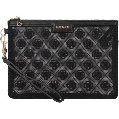 Guess Kosmetiktasche 23 cm, Necessaire, Schwarz Guess Kosmetiktasche 23 cm, Necessaire, Schwarz
