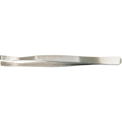 Tecwerk, Pinzette, Flachpinzette Gesamtlänge 120 mm eckige Spitzen Edelstahl Tecwerk, Pinzette, Flachpinzette Gesamtlänge 120 mm eckige Spitzen Edelstahl