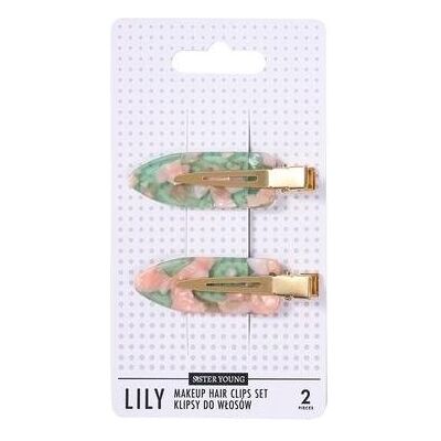 Galeria Hobby, Haarklammer + Haarclips, Lily Hair Clips For Makeup Pink Coffee 2 Pieces (2 Stk.) Galeria Hobby, Haarklammer + Haarclips, Lily Hair Clips For Makeup Pink Coffee 2 Pieces (2 Stk.)