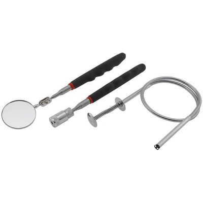 Chilitec, Pinzette, Teleskop Tool Set "CT-3in1" Spiegel, Magnet mit LED, Flex Greifer Chilitec, Pinzette, Teleskop Tool Set "CT-3in1" Spiegel, Magnet mit LED, Flex Greifer