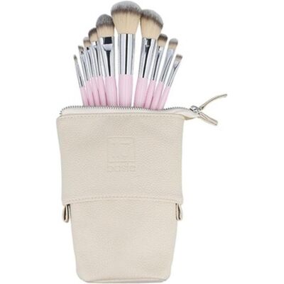Ilu, Schminkpinsel, Basic Set 10 Makeup Brushes with Pink Bag (Set) Ilu, Schminkpinsel, Basic Set 10 Makeup Brushes with Pink Bag (Set)