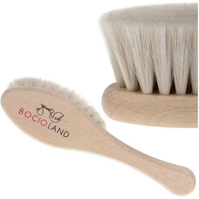 Bocioland, Haarbürste + Kamm, Wooden Brush Zgefrste Natural Bocioland, Haarbürste + Kamm, Wooden Brush Zgefrste Natural