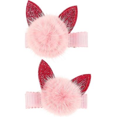 Souza, Haarklammer + Haarclips, Haarspange Katze pink (2 Stk.) Souza, Haarklammer + Haarclips, Haarspange Katze pink (2 Stk.)
