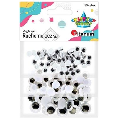Titanum, Künstliche Wimpern, Augen ohne Kleber und Wimpern, Mischung 80 Stk Titanum, Künstliche Wimpern, Augen ohne Kleber und Wimpern, Mischung 80 Stk