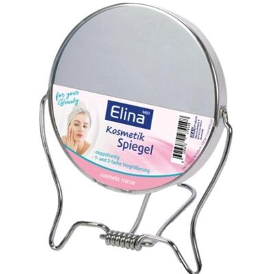 Elina, Kosmetikspiegel, Kosmetikspiegel 2-seitig aufstellbar, 9,5cm Elina, Kosmetikspiegel, Kosmetikspiegel 2-seitig aufstellbar, 9,5cm