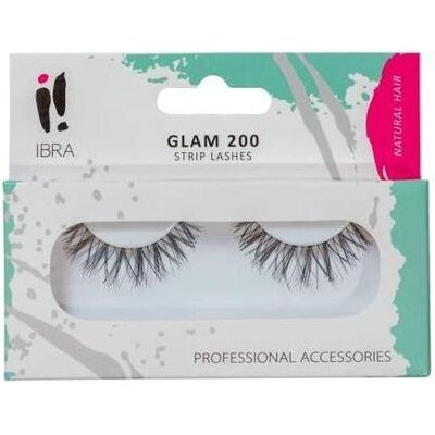 Ibra, Künstliche Wimpern, Pair Of False Eyelashes On The Belt Glam 200ack (Künstliche Wimpern) Ibra, Künstliche Wimpern, Pair Of False Eyelashes On The Belt Glam 200ack (Künstliche Wimpern)