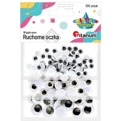 Titanum, Künstliche Wimpern, Augen ohne Kleber und Wimpern, Mischung 105 Stk Titanum, Künstliche Wimpern, Augen ohne Kleber und Wimpern, Mischung 105 Stk