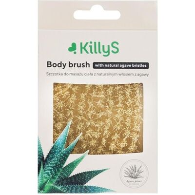 KillyS, Haarbürste + Kamm, Body Brush With Natural Agave Bristles KillyS, Haarbürste + Kamm, Body Brush With Natural Agave Bristles