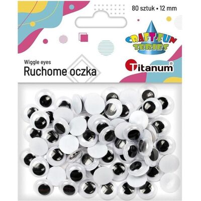 Titanum, Künstliche Wimpern, Augen ohne Kleber und Wimpern 18mm 80 Stk Titanum, Künstliche Wimpern, Augen ohne Kleber und Wimpern 18mm 80 Stk