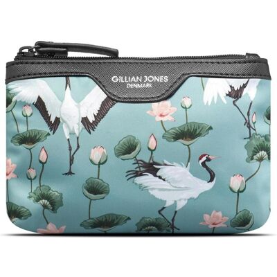 Gillian Jones Makeup-Tasche - Crane Dance Muster & Mehrfarbig Gillian Jones Makeup-Tasche - Crane Dance Muster & Mehrfarbig