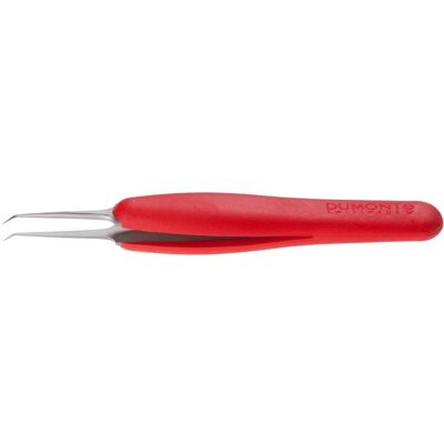 DuMont, Pinzette, Pinzette Ergo ESD Typ 5/45, sehr feine Spitzen, 45° gebogen, amagnetischer Stahl DuMont, Pinzette, Pinzette Ergo ESD Typ 5/45, sehr feine Spitzen, 45° gebogen, amagnetischer Stahl