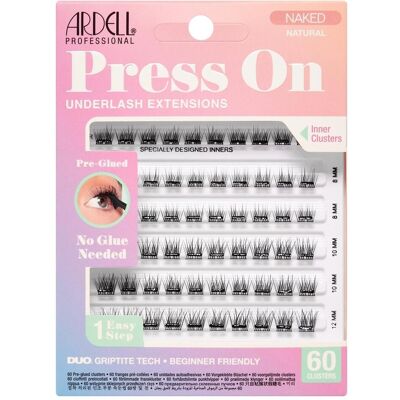 Ardell, Künstliche Wimpern, Press On Preglued Underlash Eyelash Extensions Naked Natural Cluster (Künstliche Wimpern) Ardell, Künstliche Wimpern, Press On Preglued Underlash Eyelash Extensions Naked Natural Cluster (Künstliche Wimpern)